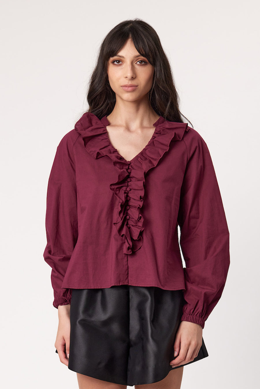 LUCIA BLOUSE - SANGRIA