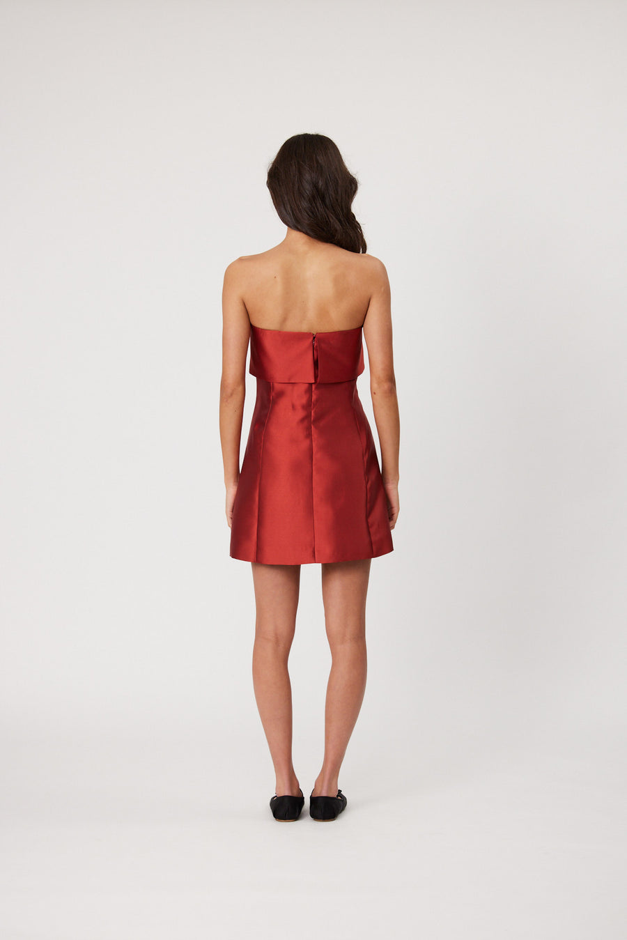 ALEXA MINI DRESS - BRICK