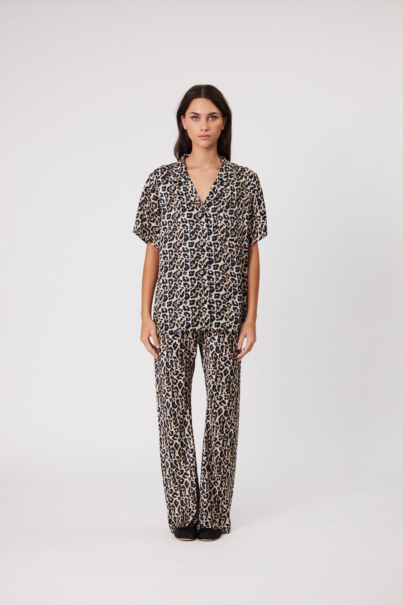 NYLA SHIRT - LEOPARD