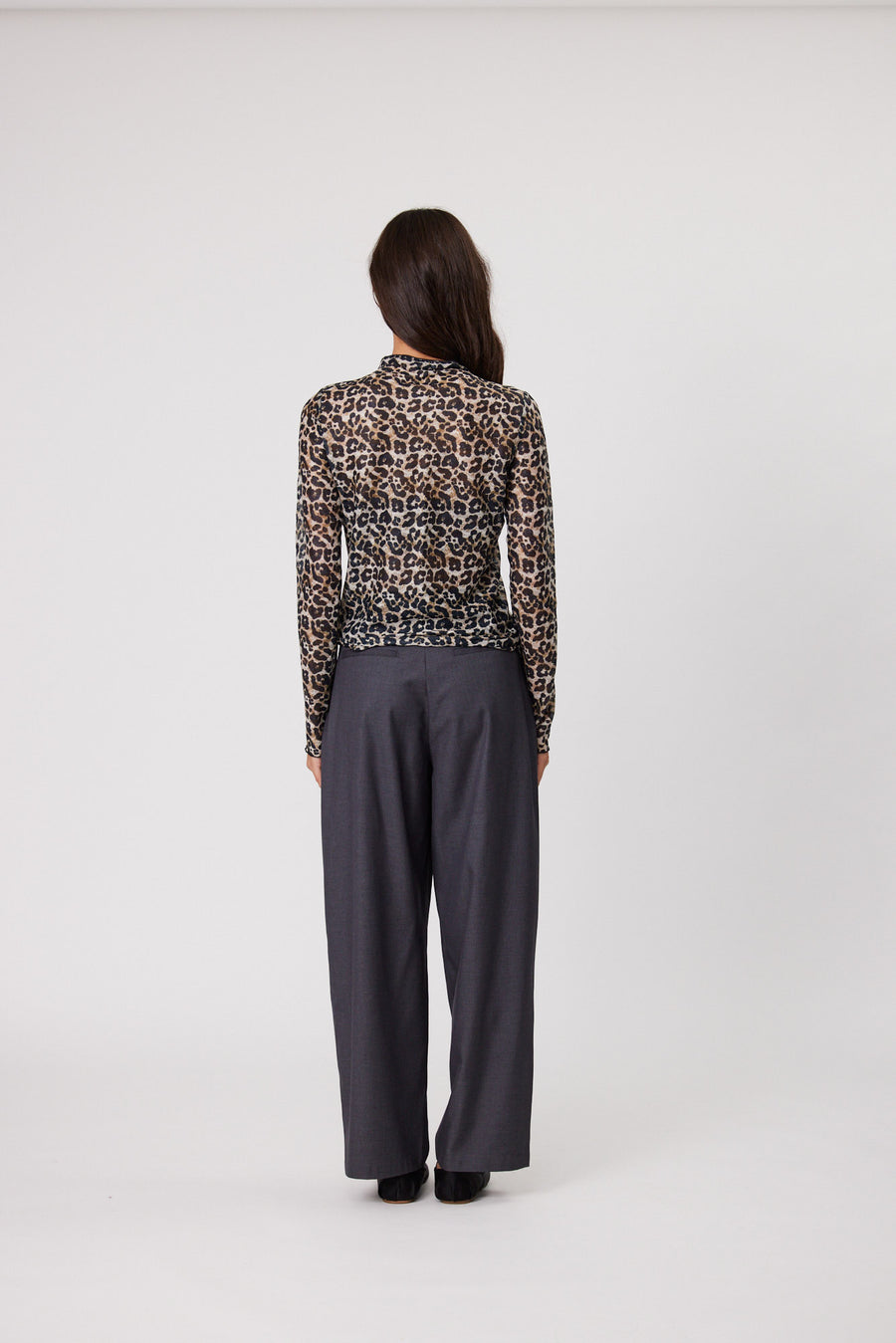 BRYDIE TOP - LEOPARD