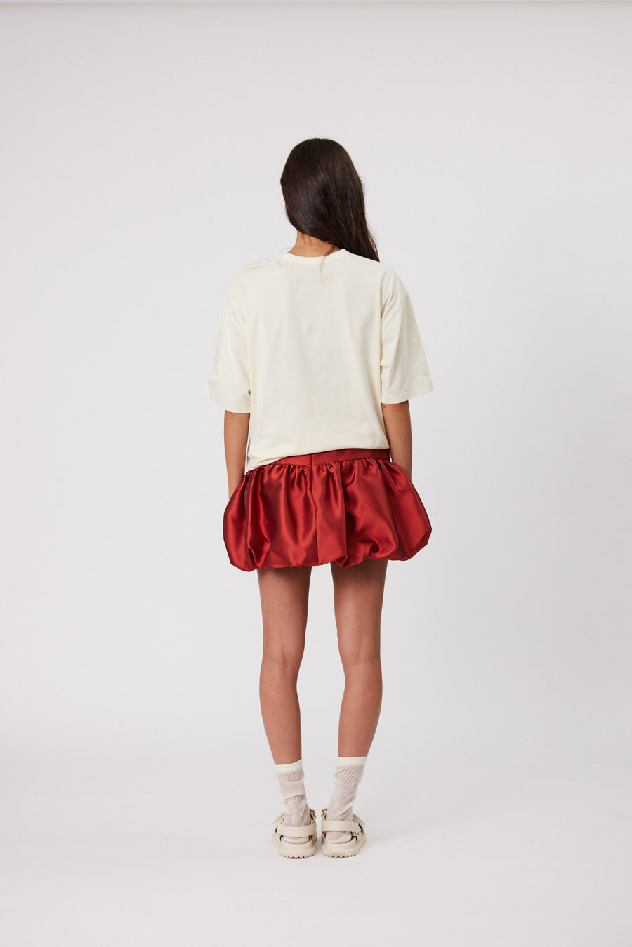 ALEXA MINI SKIRT - BRICK