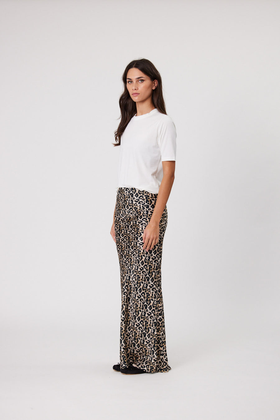 ASPYN SKIRT - LEOPARD