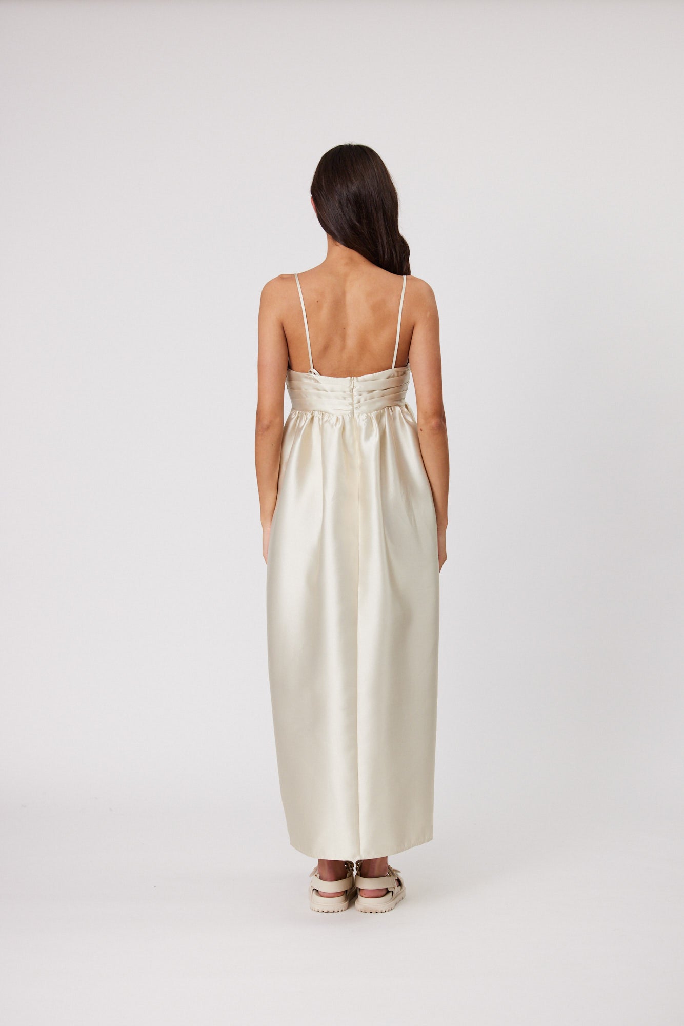 SLOANE DRESS - IVORY