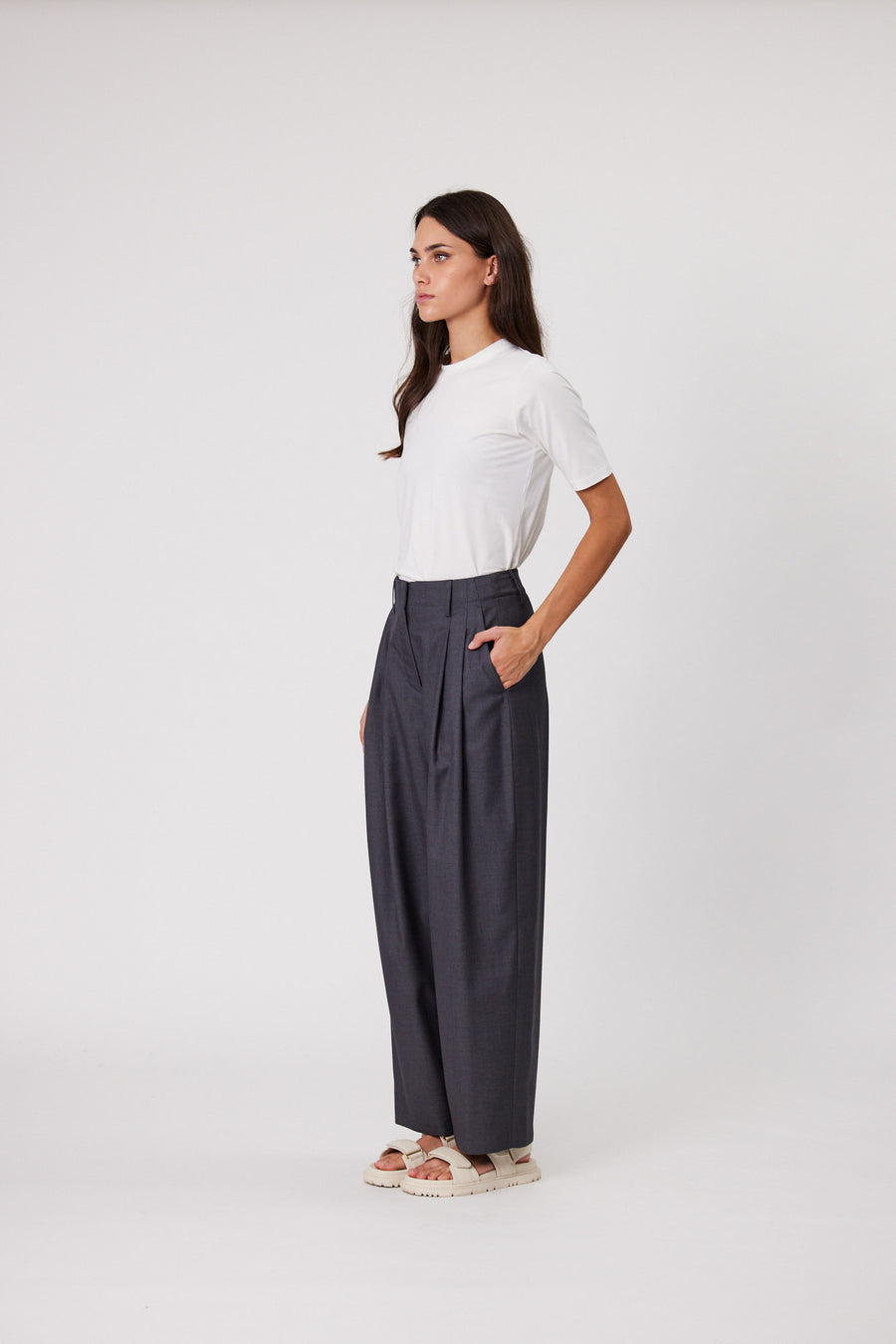 AMARA PANT - CHARCOAL