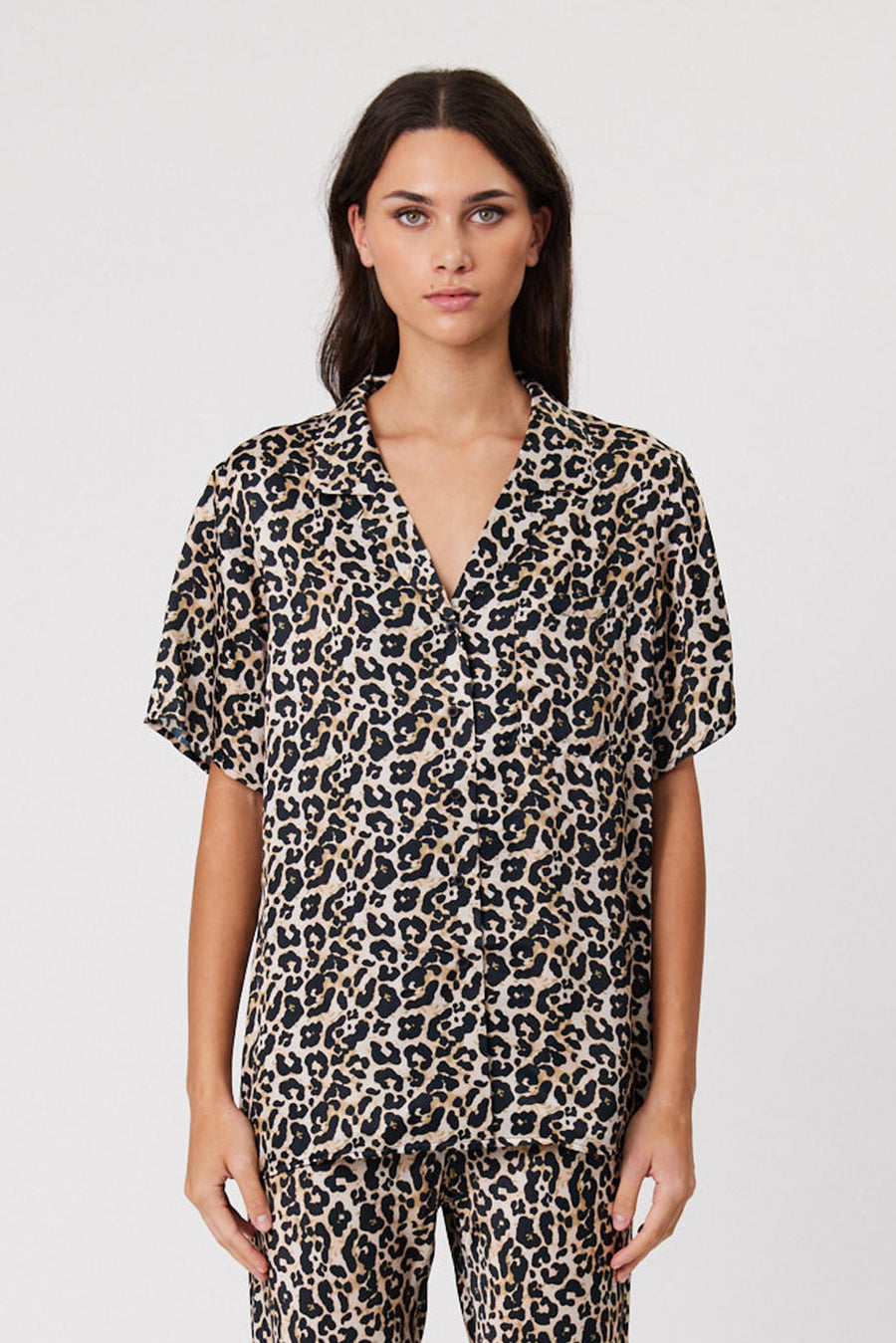 NYLA SHIRT - LEOPARD