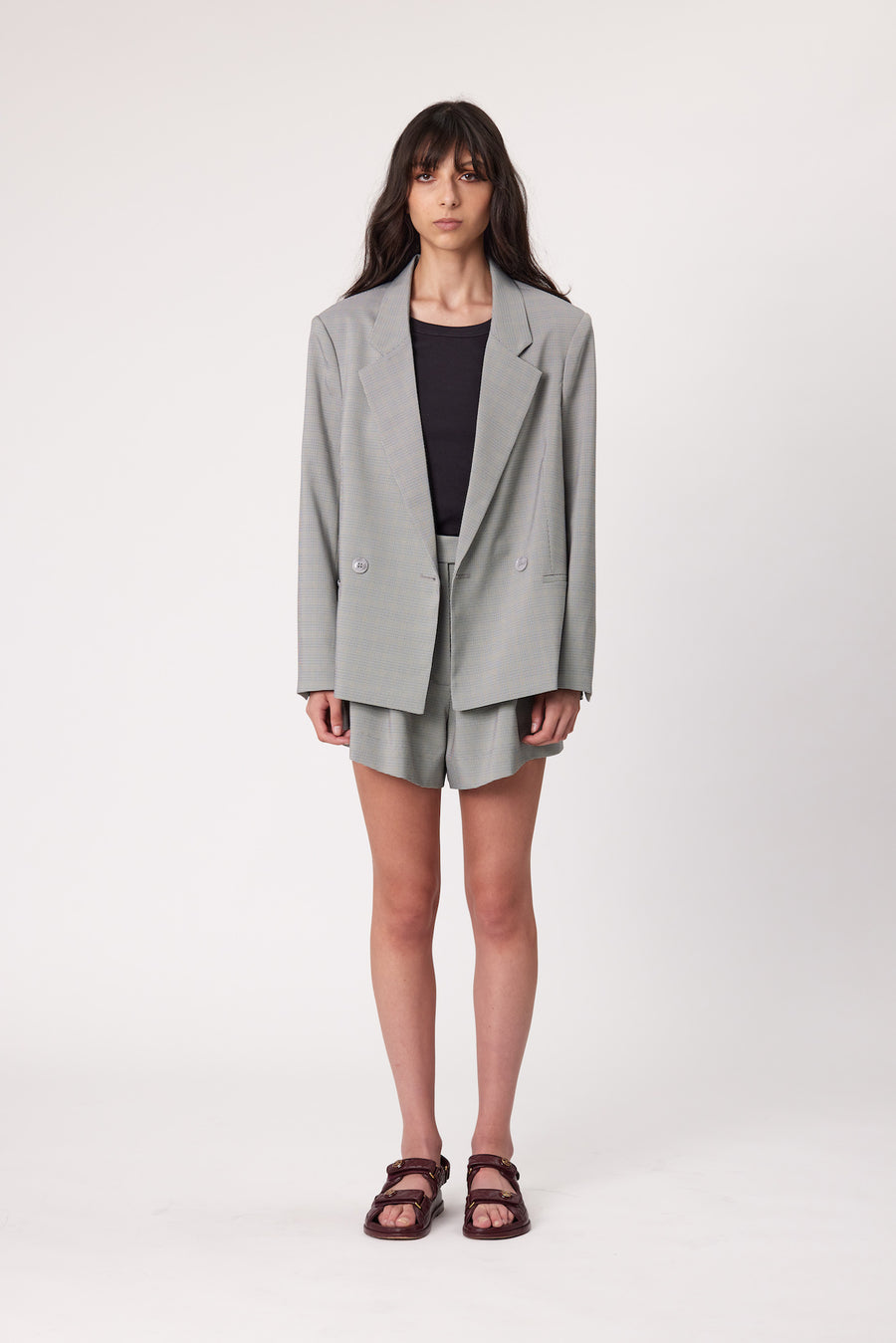 LENNON BLAZER - HOUNDSTOOTH