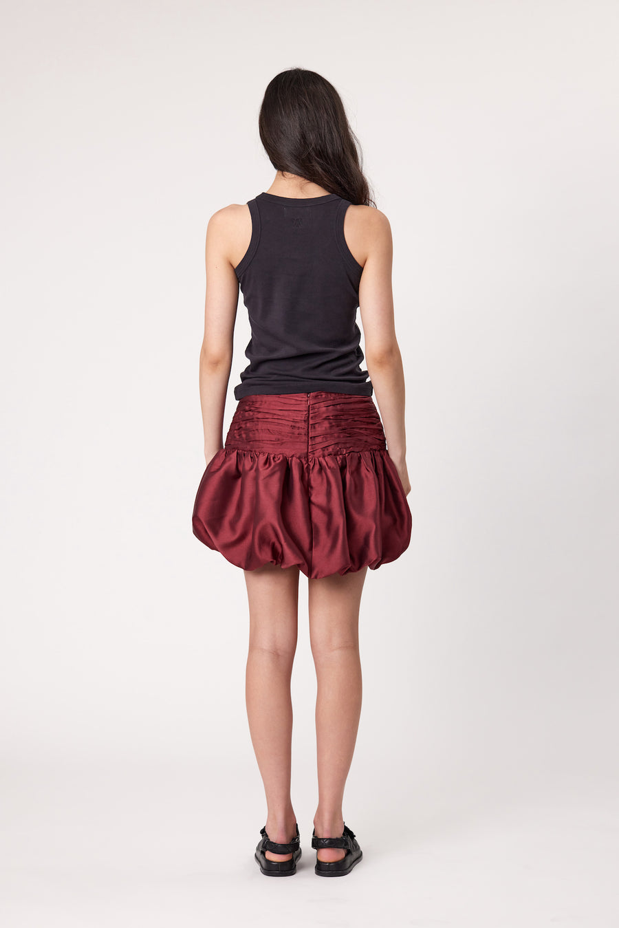 FINLEY MINI SKIRT - SANGRIA