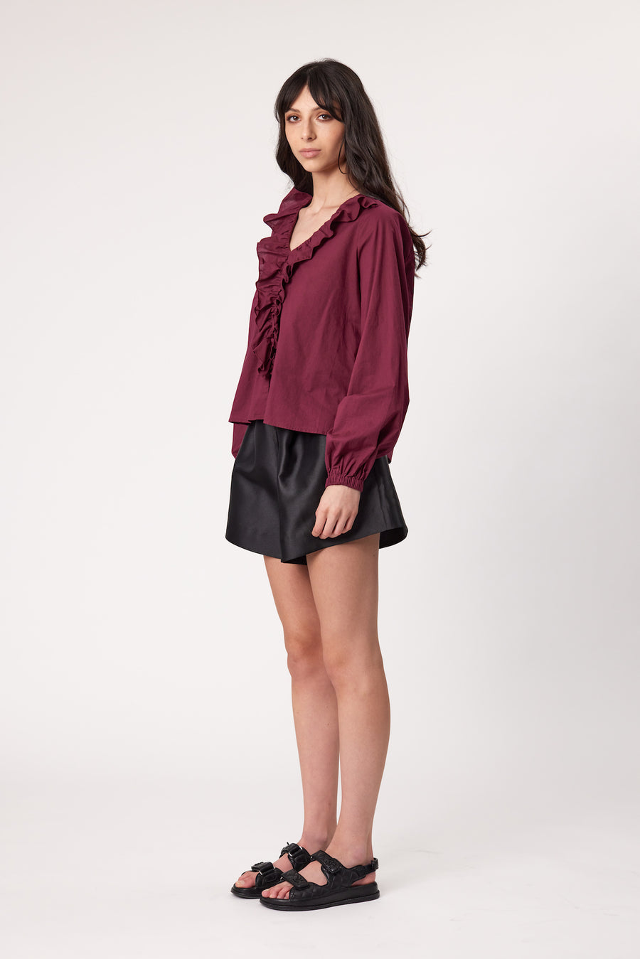 LUCIA BLOUSE - SANGRIA