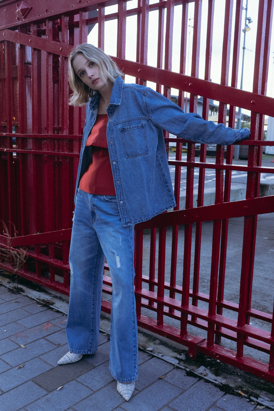 SUKI JEAN - MID BLUE